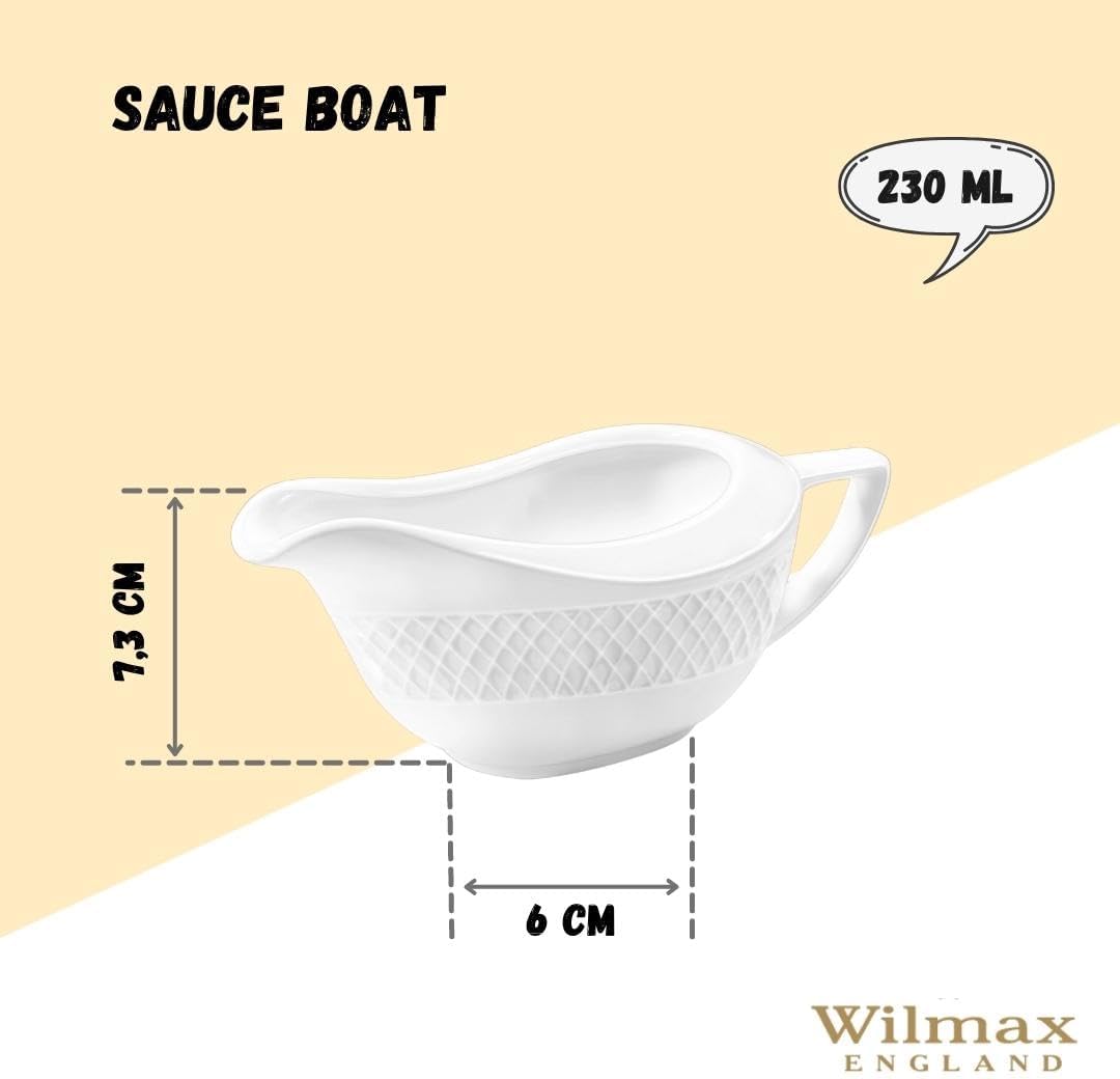 Wilmax Sauce Bowl 230 ml White Porcelain WL-880123/A