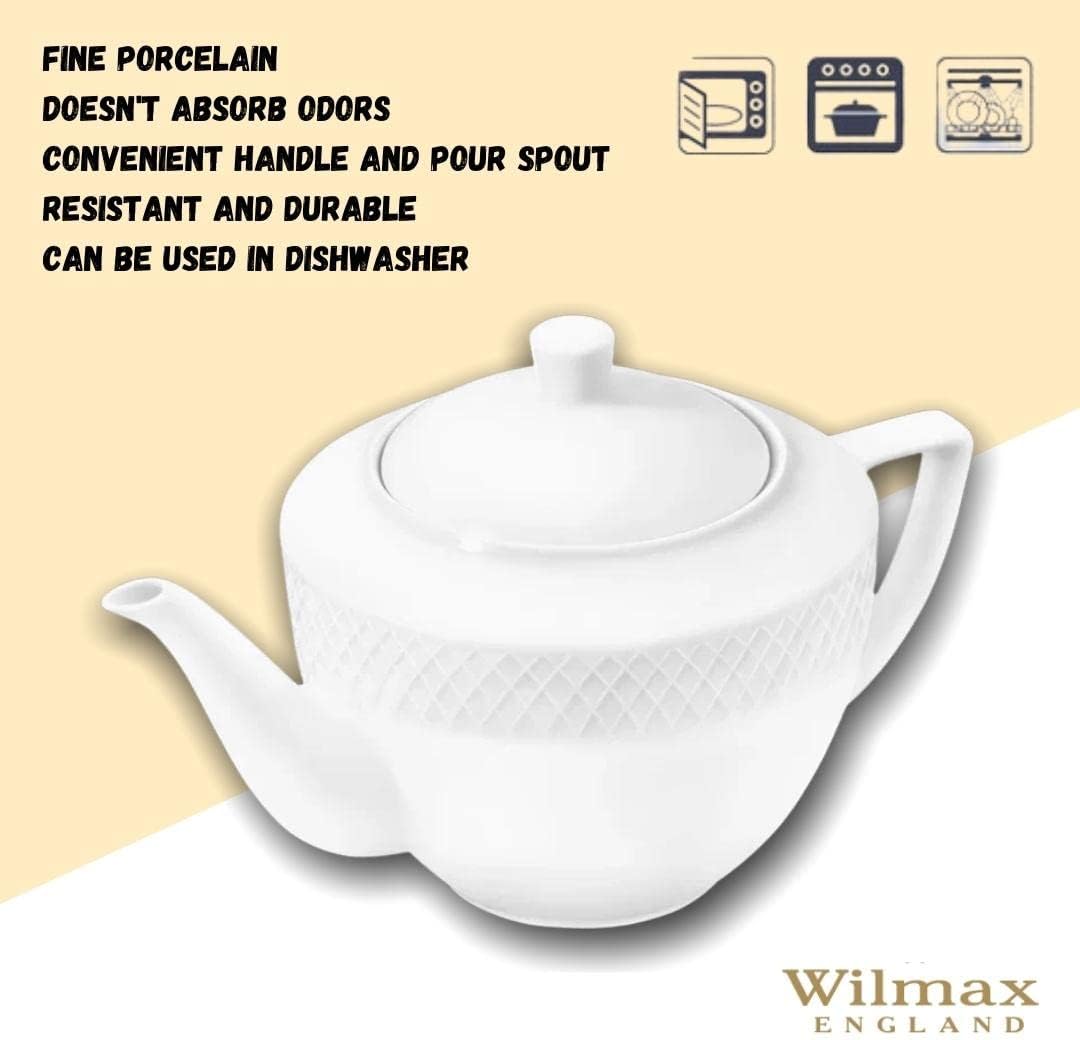 Wilmax England Teapot 900 ml White Porcelain WL-880110/1C