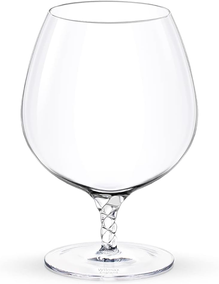 Wilmax Cognacgläser 550 ml, 2er Set, aus Kristallin-Glas – WL-888108/2C