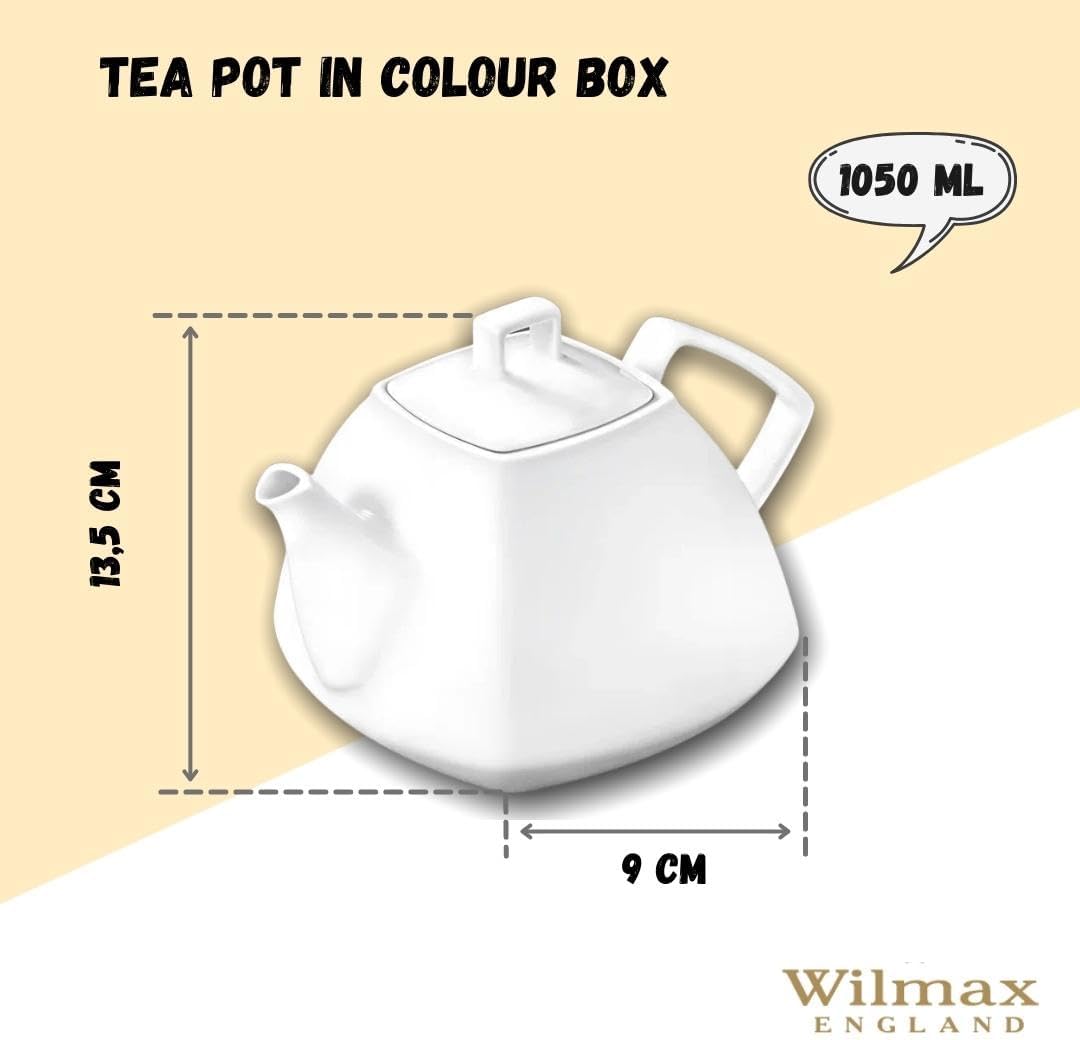 Wilmax England Theepot 1050 ml Wit Porselein WL-994041/A