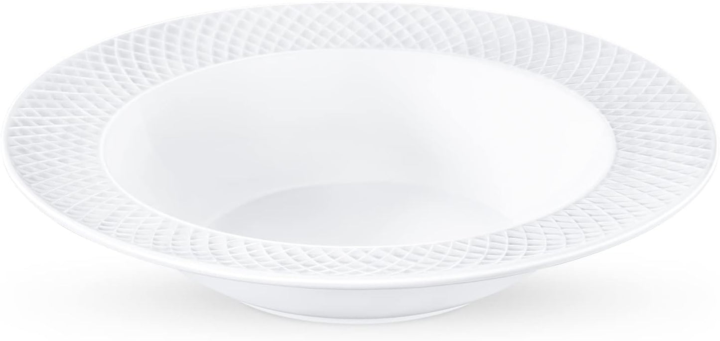 Wilmax Deep Plate 22.5cm White Porcelain Set of 6 WL-880102/6C