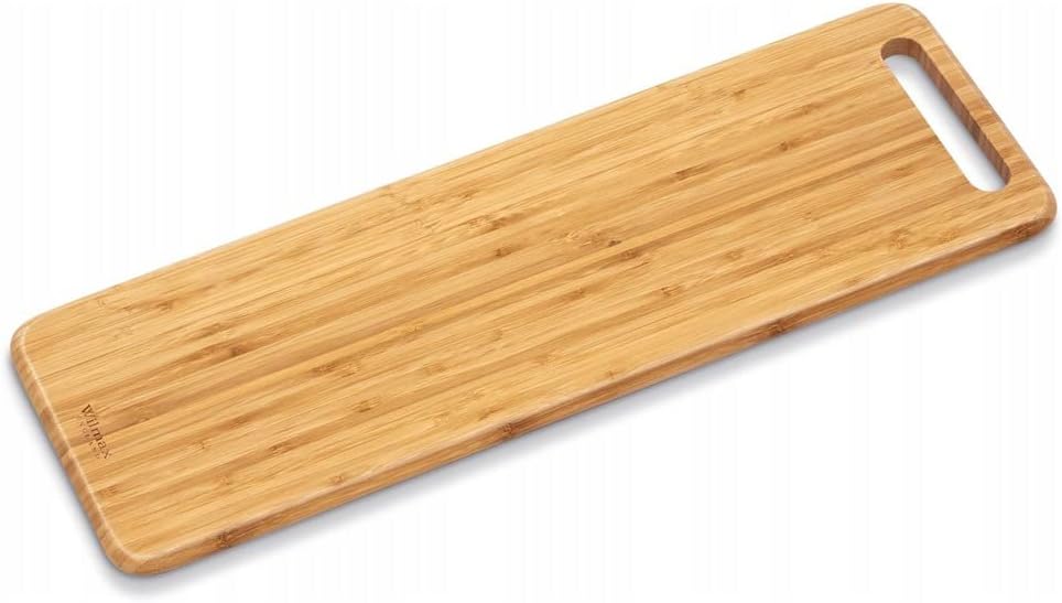 Wilmax Langes Servierbrett aus Bambus, 60 x 20 cm, WL-771144/A