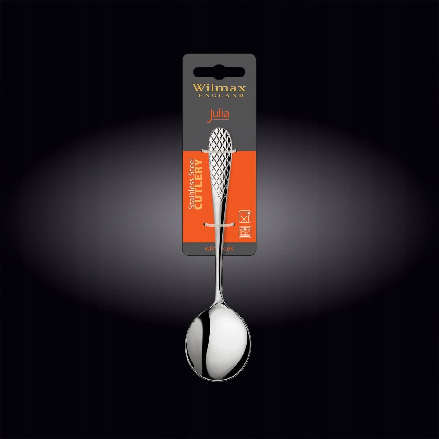 Wilmax Soeplepel 18 cm RVS 2 stuks
