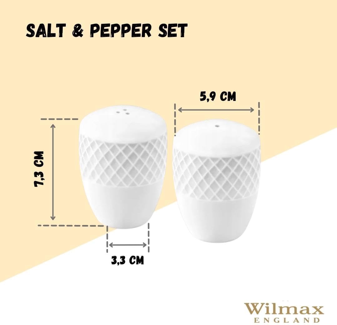 Wilmax Salz- & Pfeffer Set of 2 in Porzellan WL-880124/2C