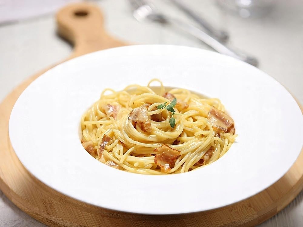 Wilmax Tiefer Porzellanteller, Weiß, 22.5 cm, 400 ml – WL‑991186/A