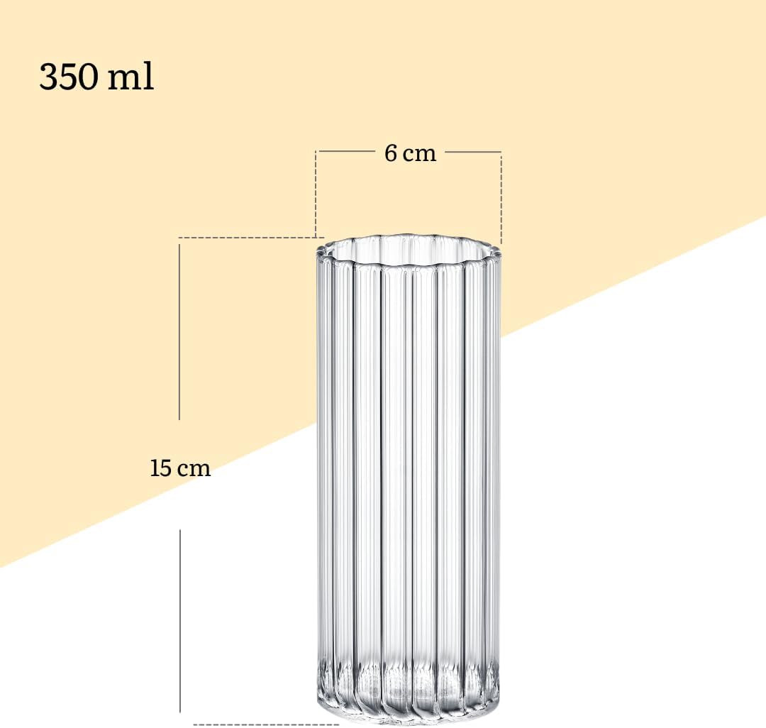 Wilmax Glass 350 ml Borosilicate Glass Transparent WL-888626/A