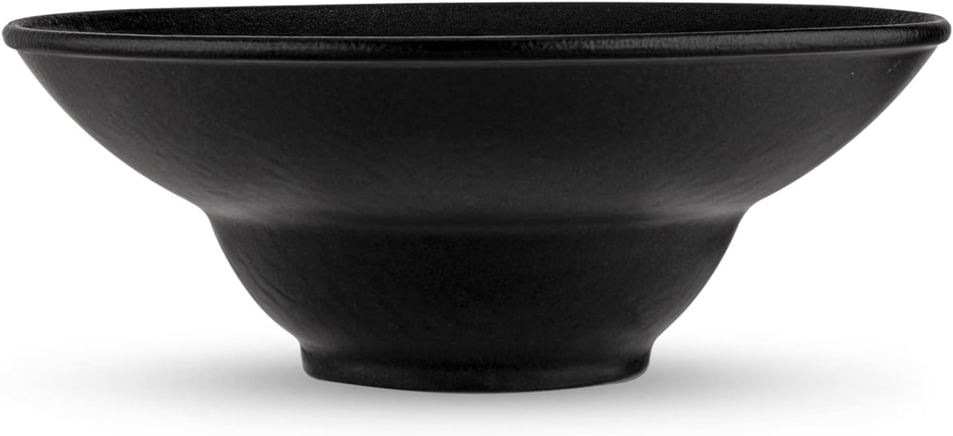 Wilmax Tiefes Porzellanteller 1100 ml Schwarz WL-661113/A