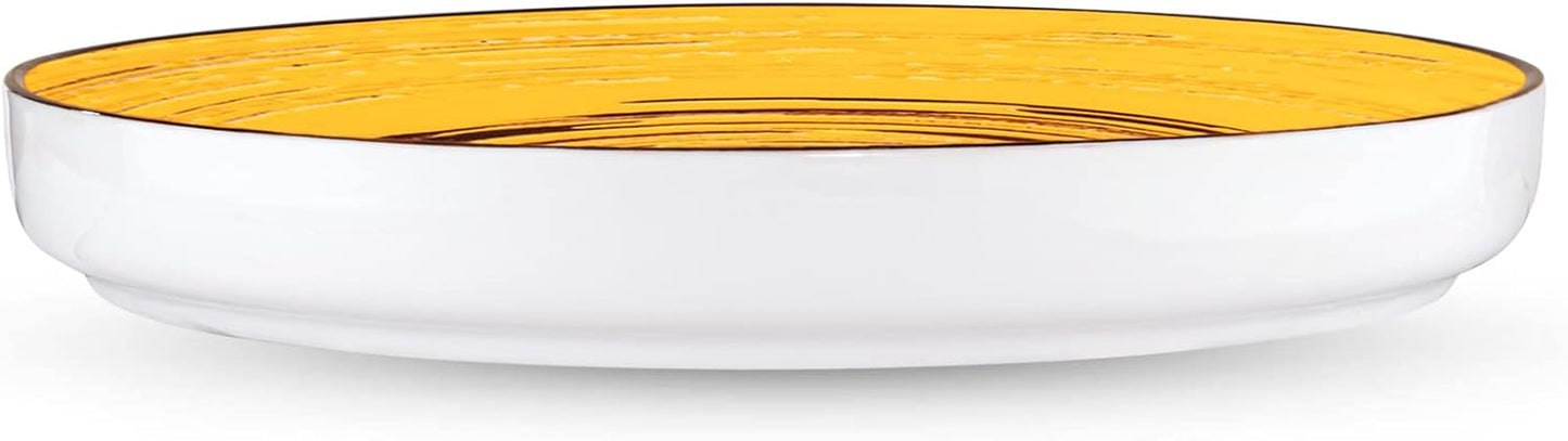 Wilmax Teller Spiral Gelb 28 cm – Elegantes Design für stilvolles Servieren – WL-669420/A
