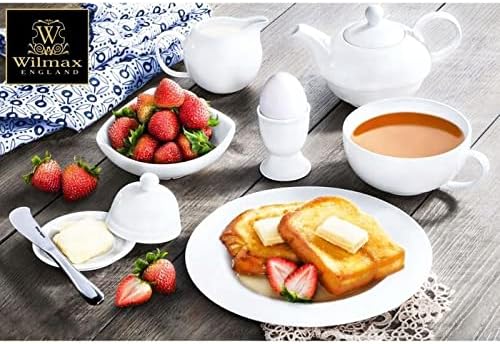 Wilmax Teller 13 cm – Porzellanteller für Vorspeisen & Desserts – WL-992613/A