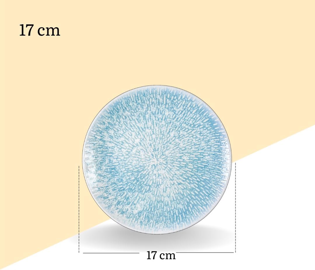 Wilmax Plate 17 cm Multicolor Porcelain 2-piece set WL-671601/A2