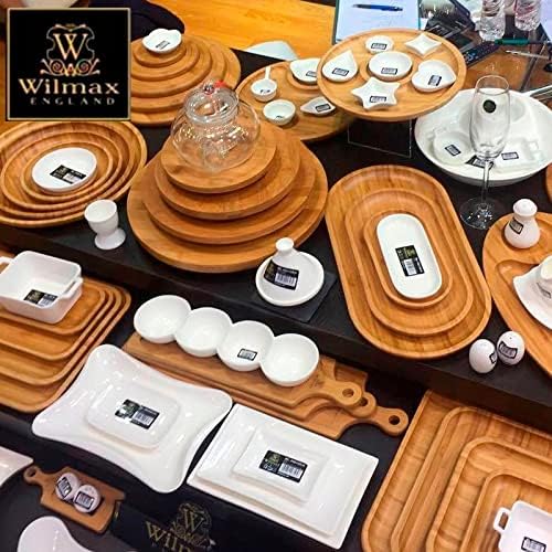 Wilmax Langes Servierbrett aus Bambus, 60 x 20 cm, WL-771144/A