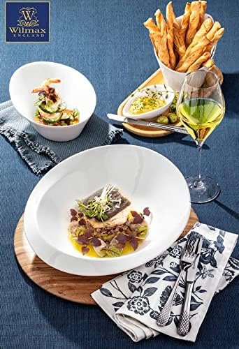 Wilmax Schale 19,5 cm aus Porzellan, 650 ml, vielseitig einsetzbar WL-992775/A