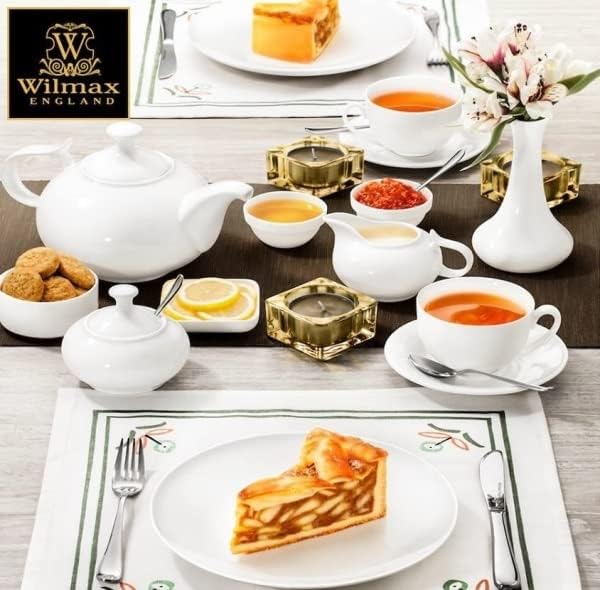 Wilmax Sugar and Creamer Set White Porcelain WL-995025/2C