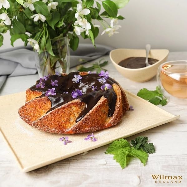 Wilmax Vierkante Borden 27x27cm Set van 2 Sandstone