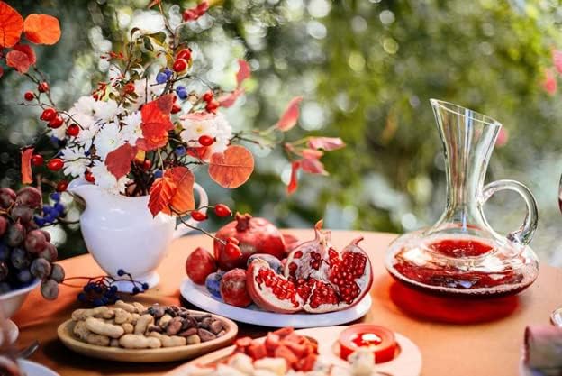 Wilmax Decanter 1200 ml, Handgefertigt, Bleifrei, Elegant – WL-888334/1C