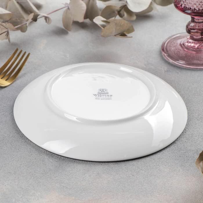 Wilmax Red Porcelain Plate 18 cm, Set of 6 WL-668211/A6