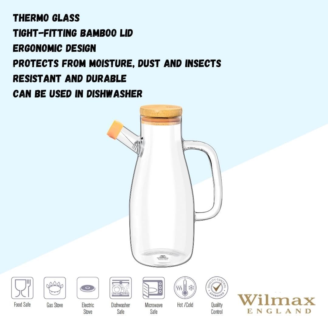 Wilmax Ölflasche, 1000 ml, Glas, WL-888957/A
