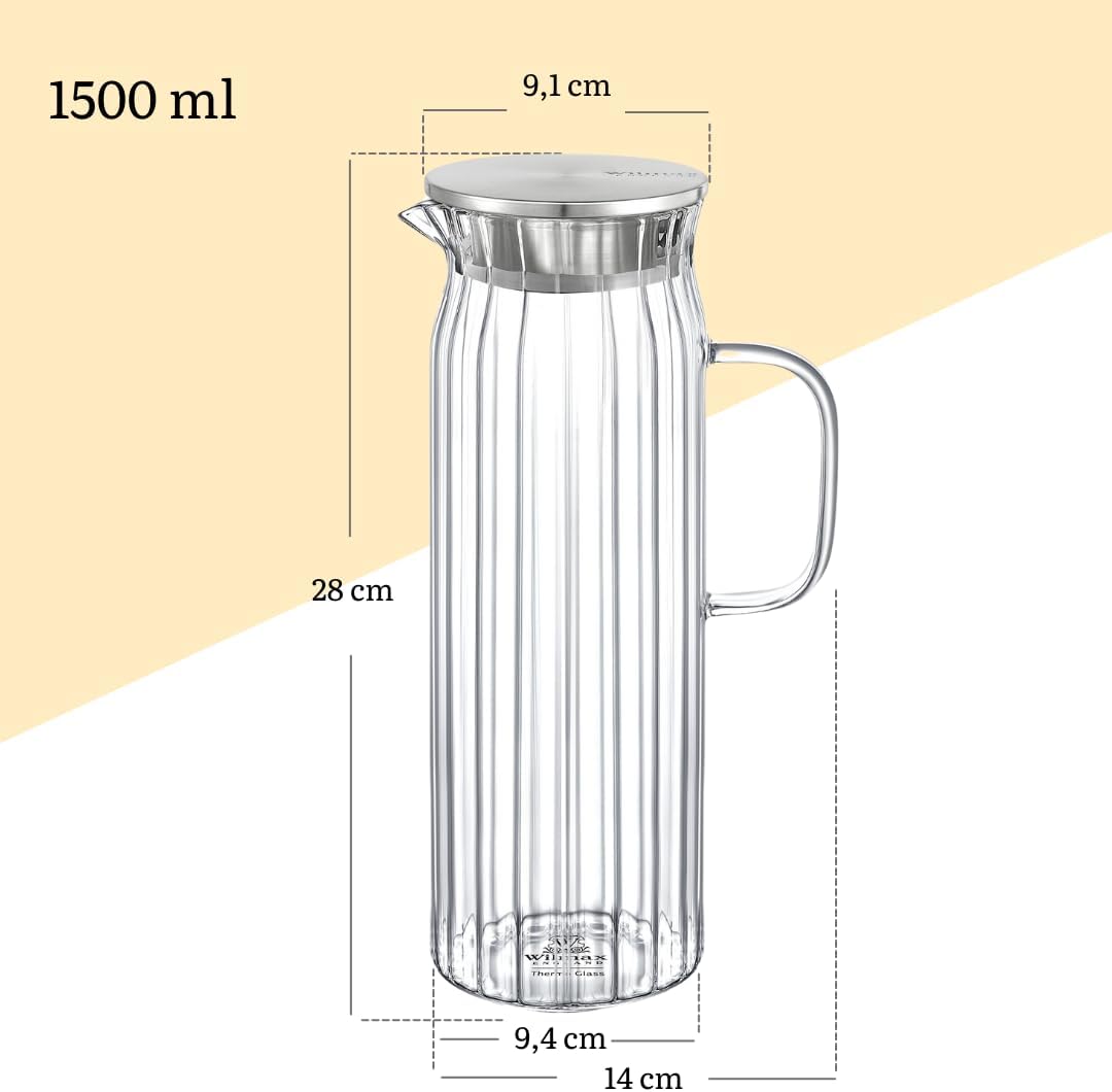 Wilmax Karaf met 6 Glazen Set WL-888220/A-888626/A6