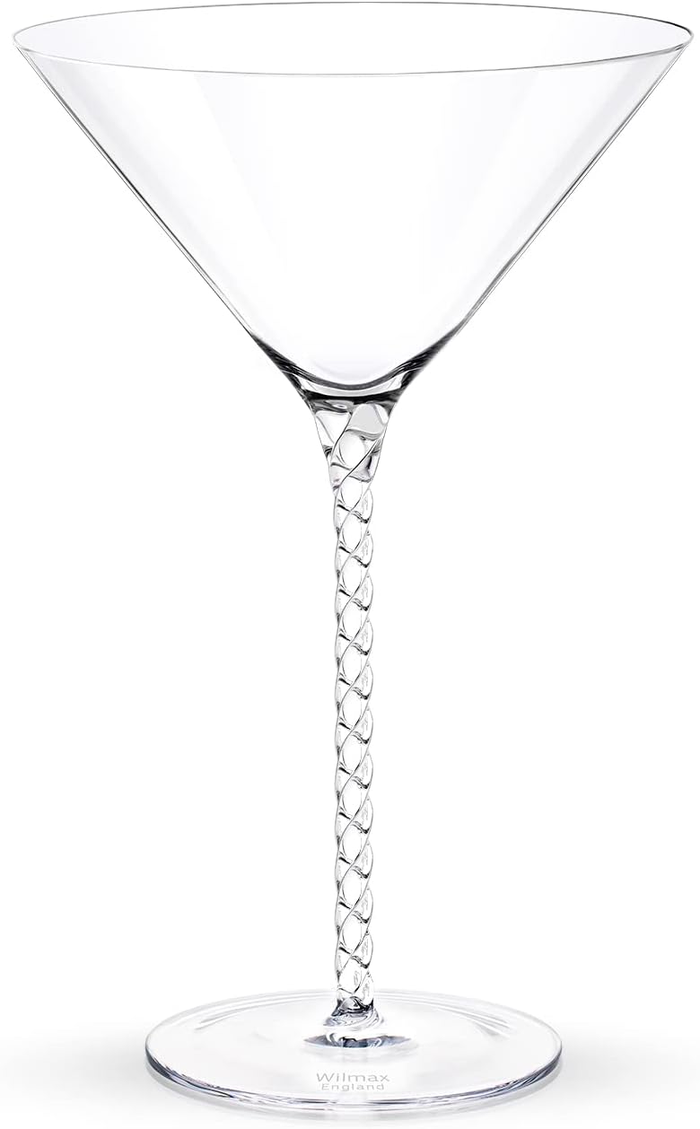 Wilmax Martini Gläser Set 200 ml aus Kristallglas WL-888106/2C