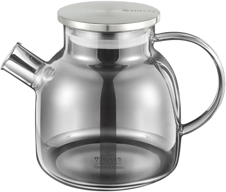 Wilmax Teapot 1200 ml Glass with Stainless Steel Lid WL-888826002/A