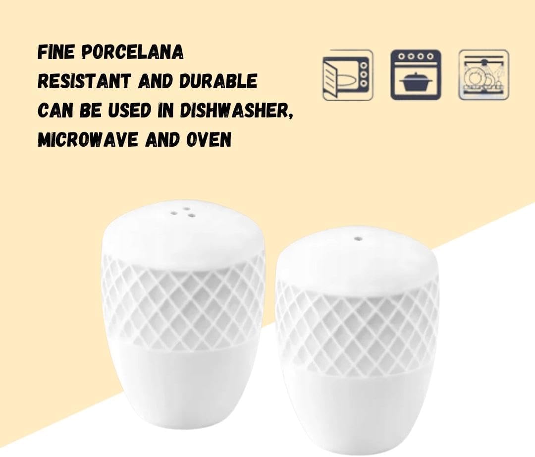 Wilmax Salz- & Pfeffer Set of 2 in Porzellan WL-880124/2C