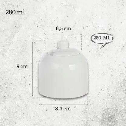 Wilmax England Roomkannetje 290 ml Wit Porselein WL-995041/A