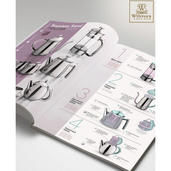 Wilmax Drip Kettle 600 ml Edelstahl WL-551112/1C