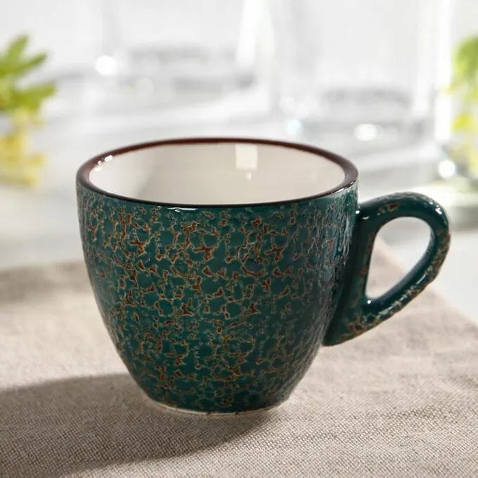 Wilmax England Kopje 75 ml Groen Porselein