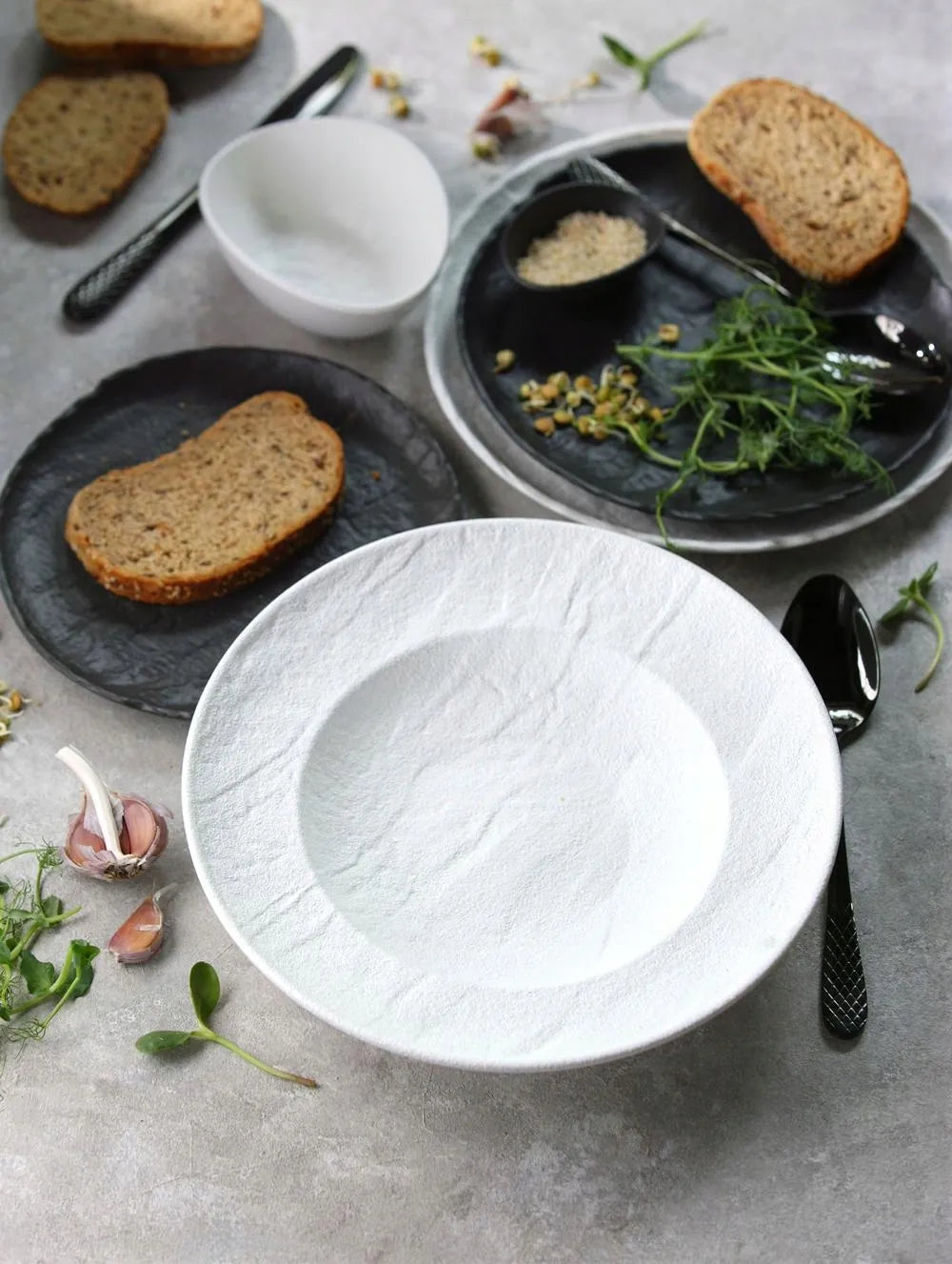 Wilmax Diep bord 22,5 cm 1100 ml Wit Porselein
