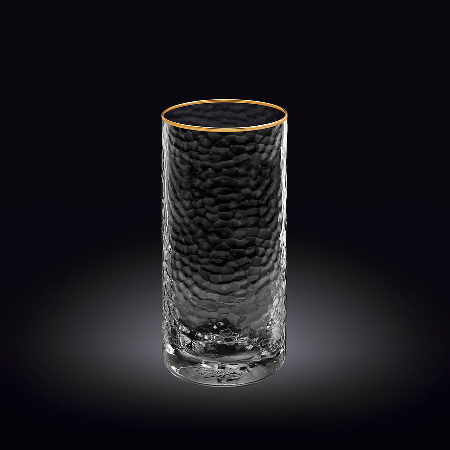 Wilmax Gold Rim Glas 290 ml Thermo Glas rund WL-888631/A