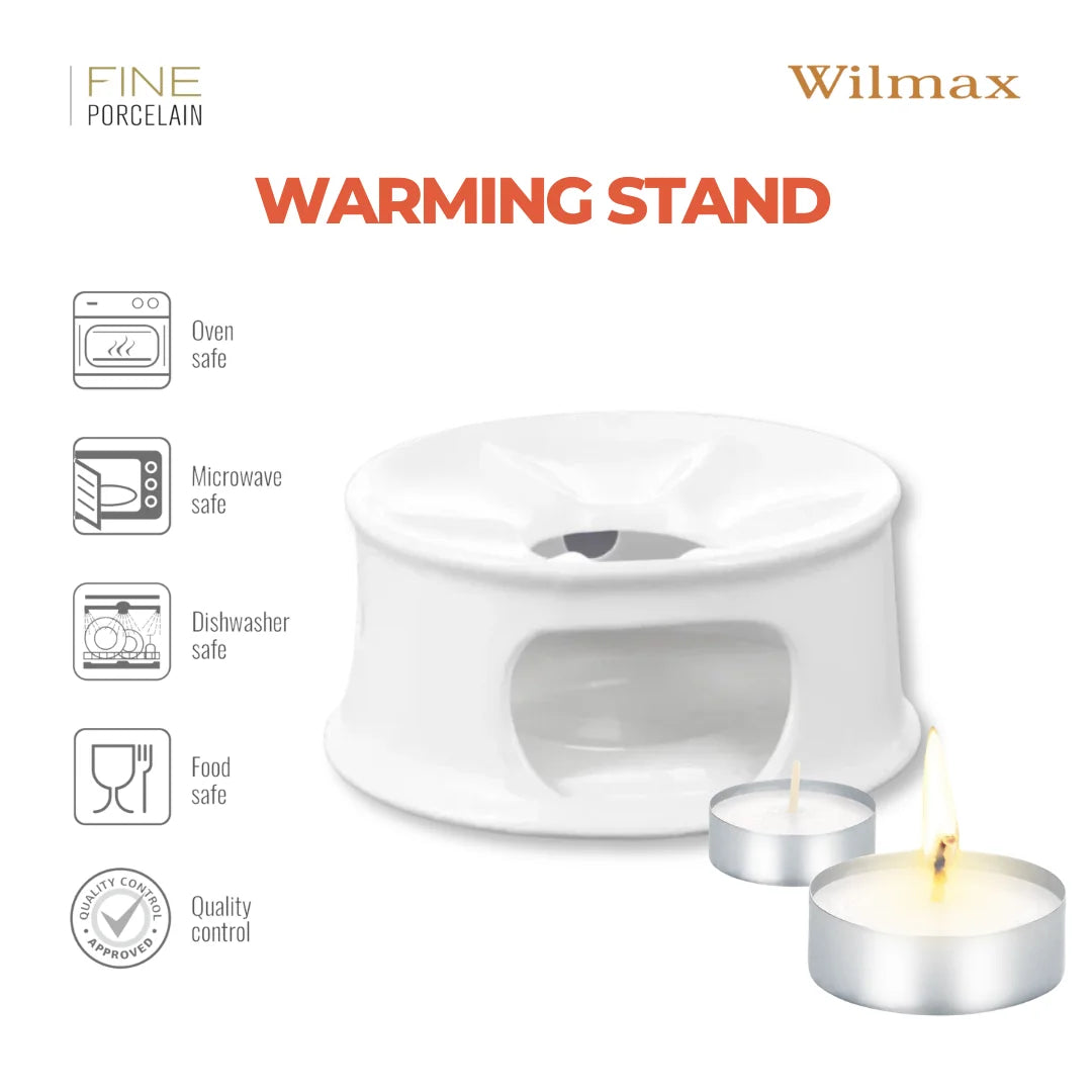 Wilmax England Warmhouder 13 cm Porselein Wit