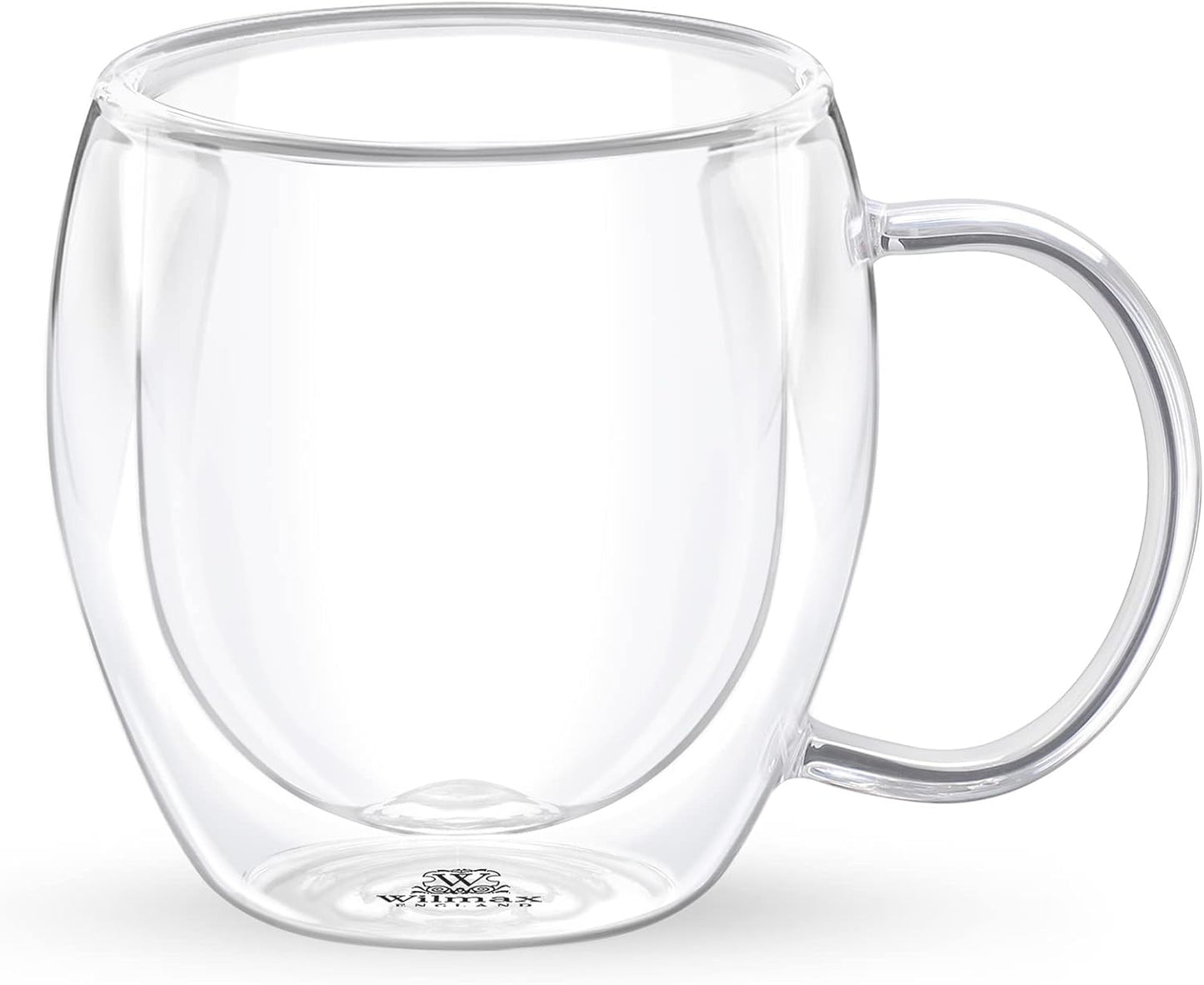 Wilmax Dubbelwandige Glazen Beker 400 ml Transparant WL-888748/A