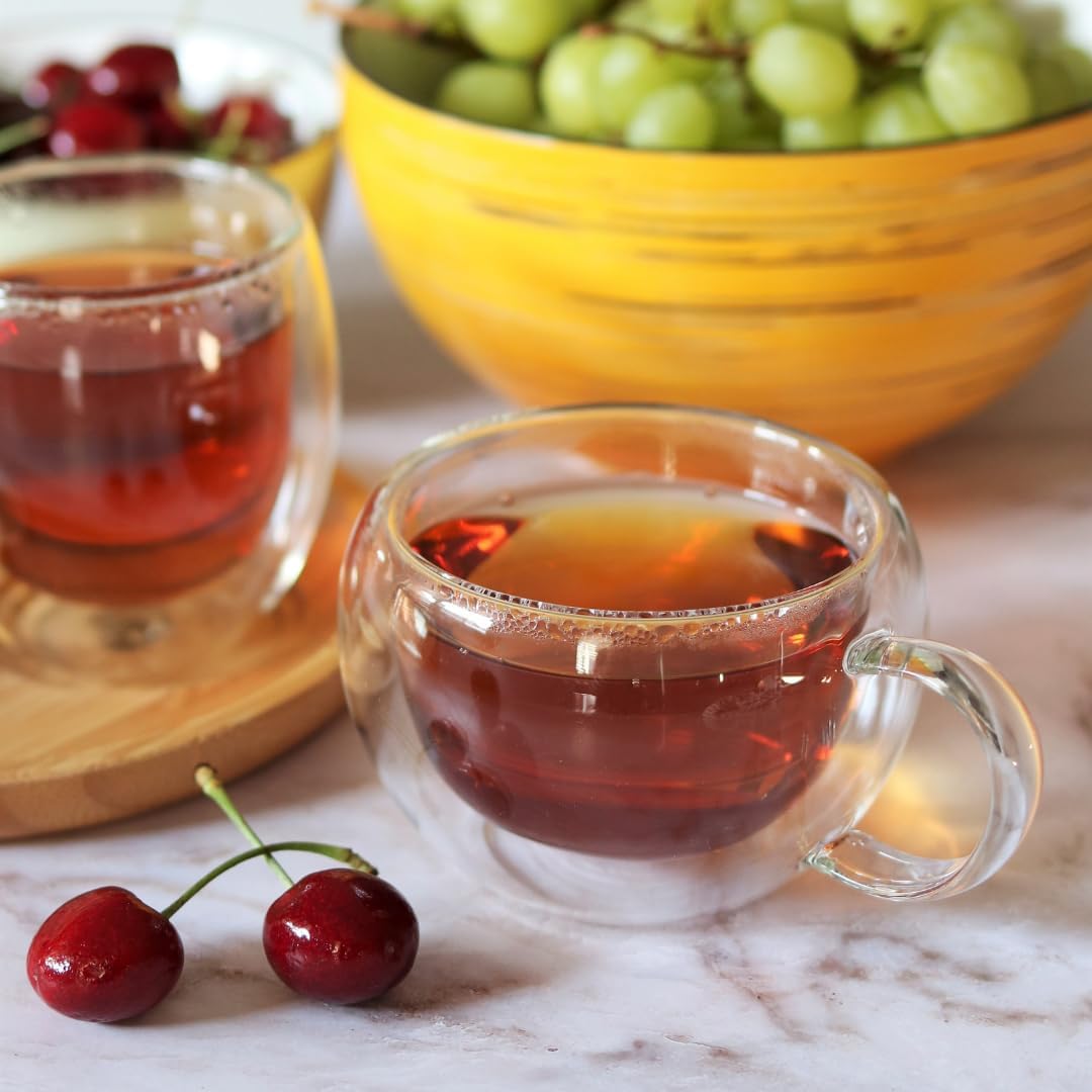 Wilmax Thermoglasser with Henkel 2er-Set 300 ml Latte Coffee Glass WL-888769/A2