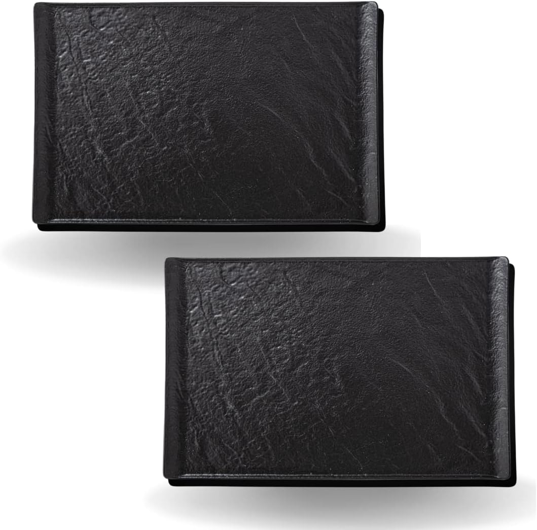 Wilmax Rechteckige Porzellanteller 2-teiliges Set 29,5 x 14,5 cm WL-661109/A2