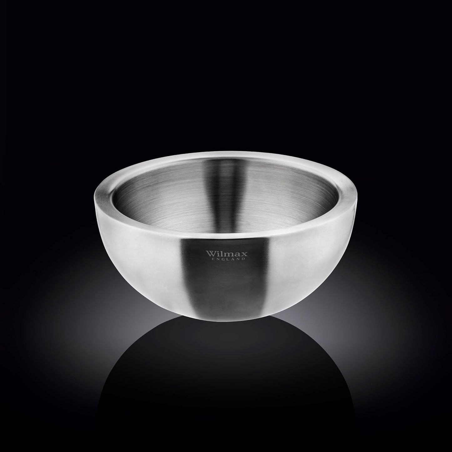 Wilmax Schüssel aus Edelstahl, 1300 ml, Silber matt, WL-553003/A