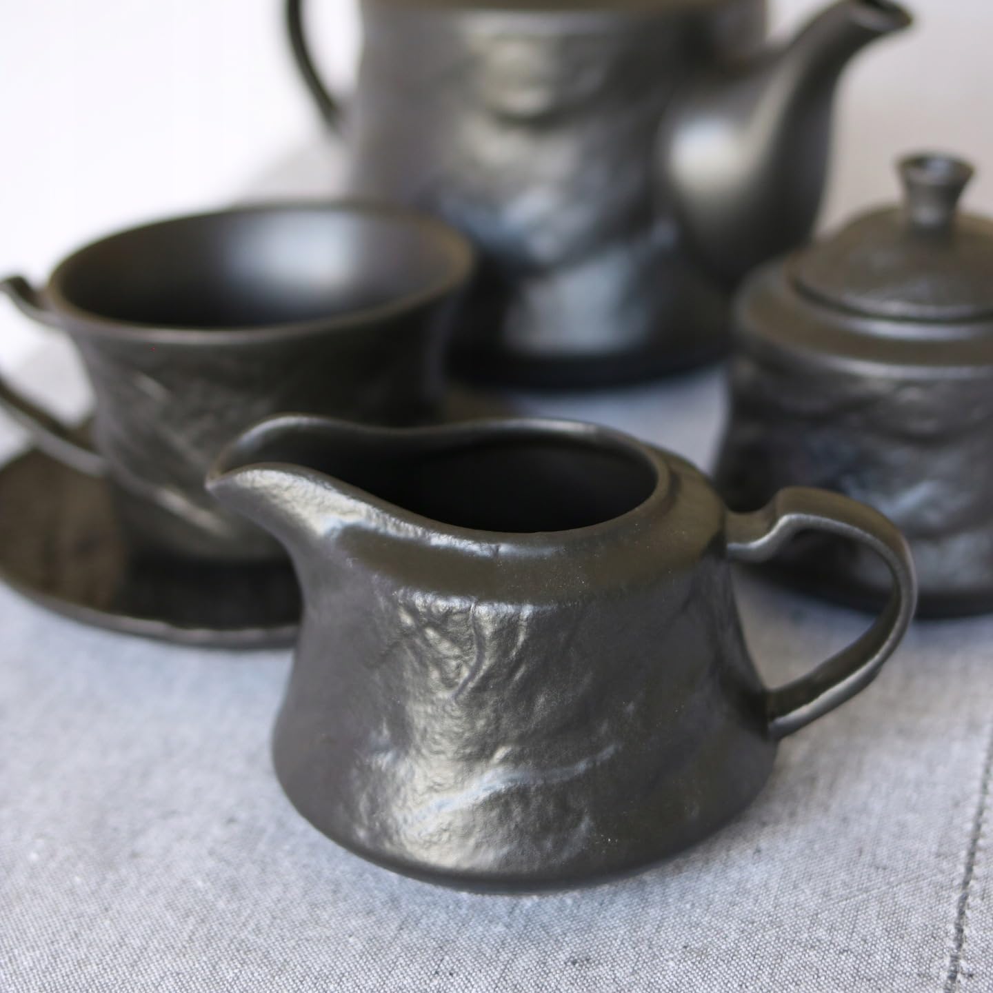 Wilmax Zuckerdose 280 ml & Milchkännchen 260 ml Porzellan Set WL-661160/A-WL-661161/A