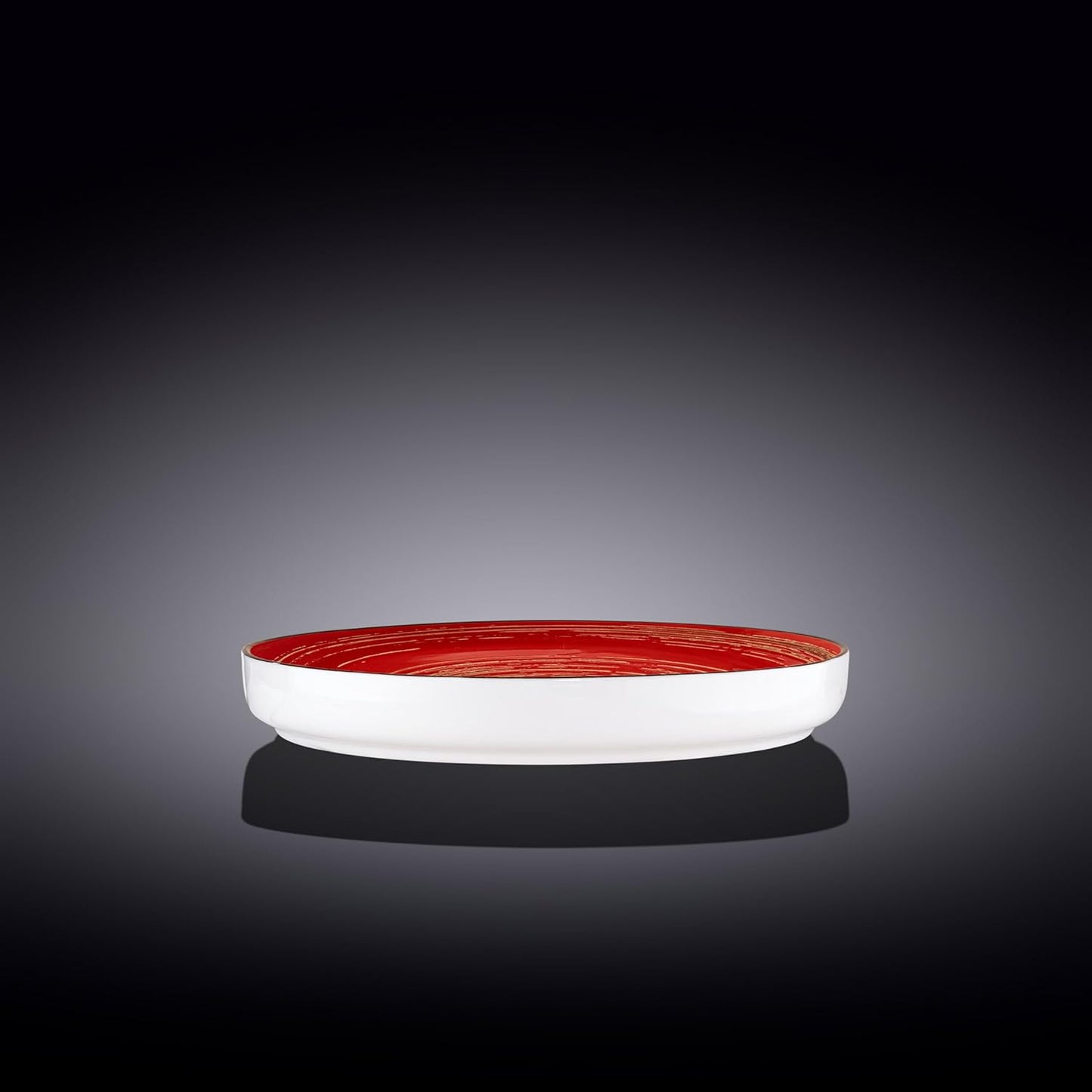 Wilmax Speiseteller, 23 cm, Rot, Porzellan, WL-669219/A