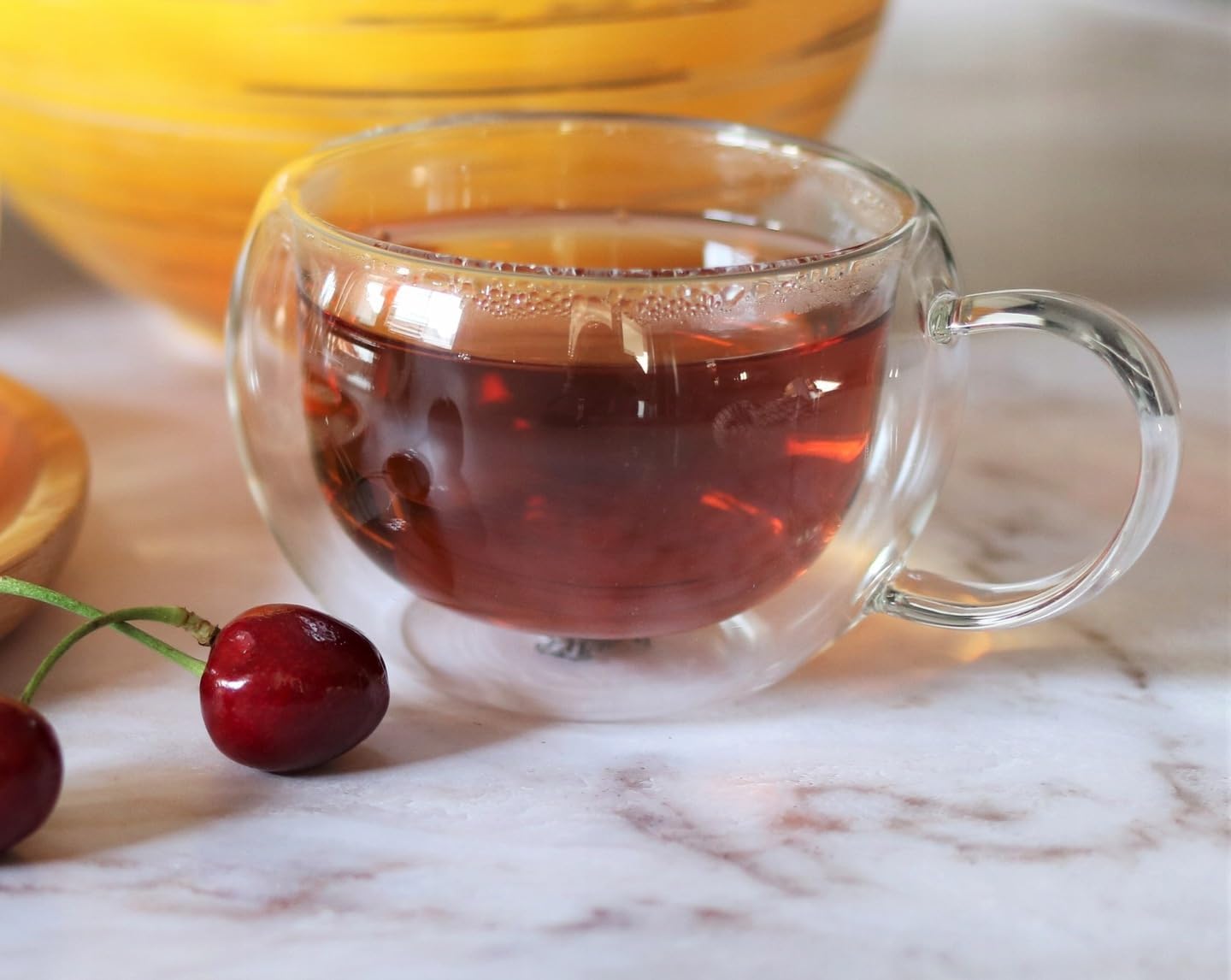 Wilmax Thermogläser mit Henkel 6er-Set 300 ml Latte Kaffeeglas WL-888769/A6