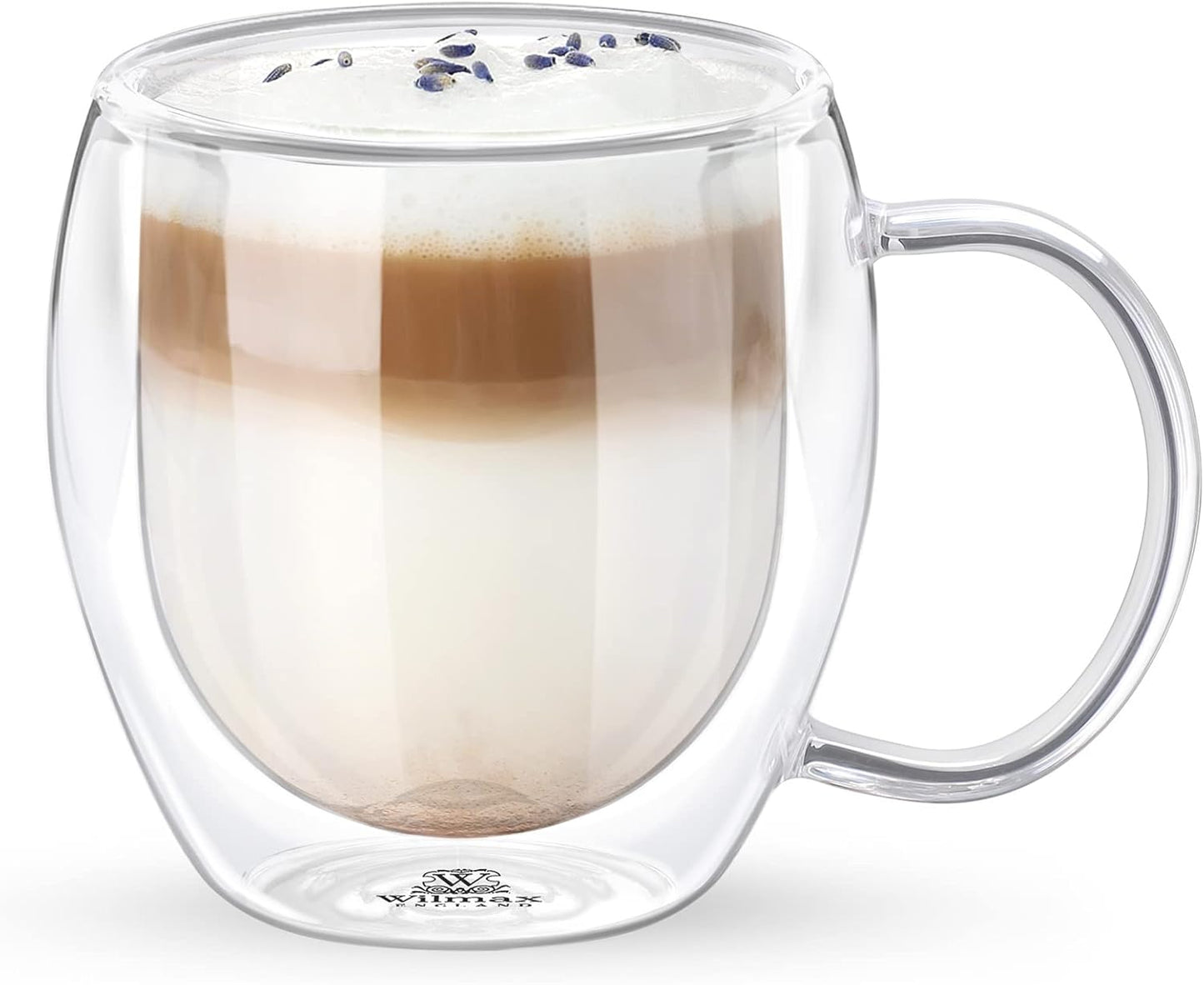 Wilmax Doppelwandiger Glasbecher 400 ml WL-888748/A