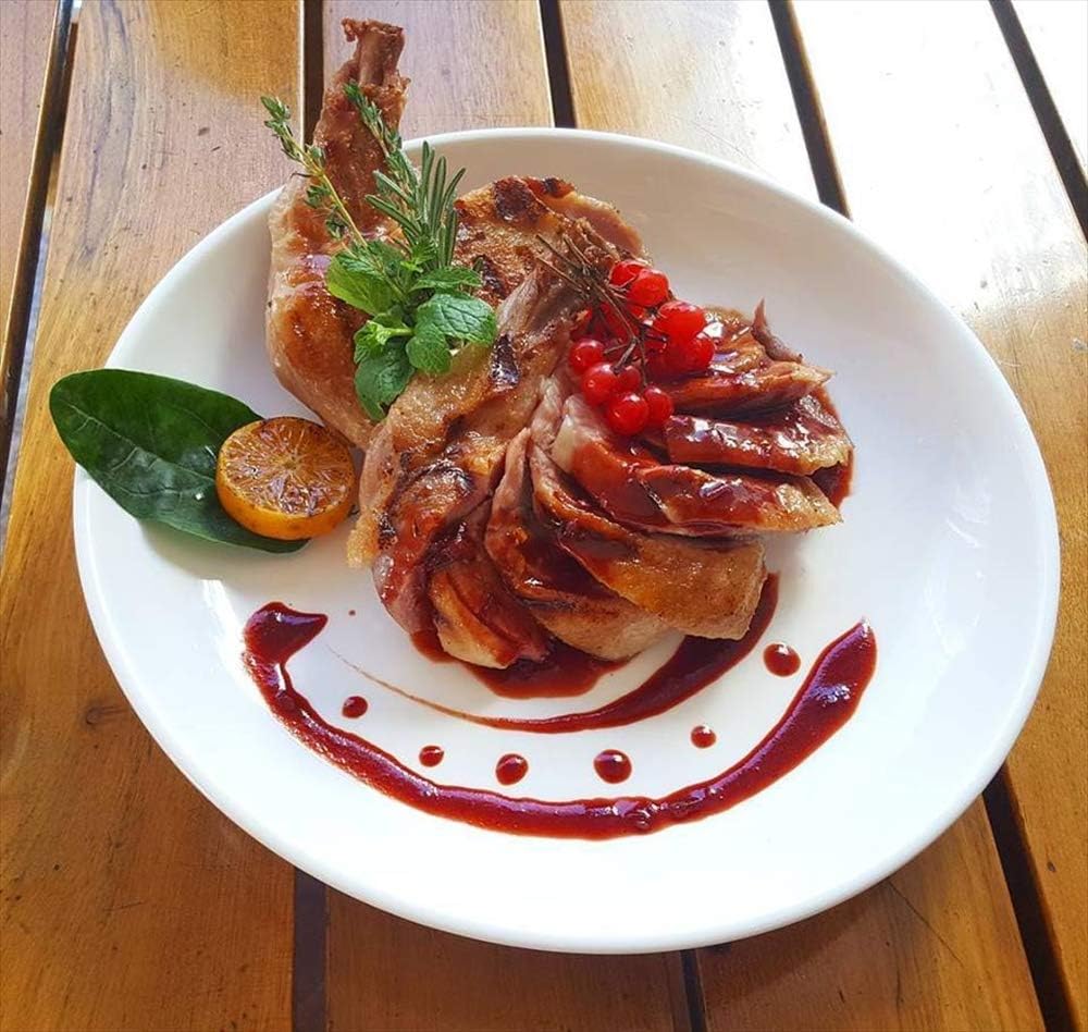 Wilmax Porzellan Speiseteller mit breitem Rand – WL-991015/A