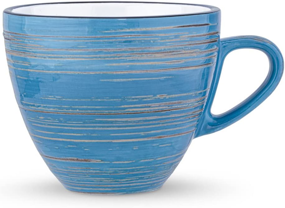Wilmax Kaffeetasse, 190 ml, Blau, Porzellan, WL-669635/A
