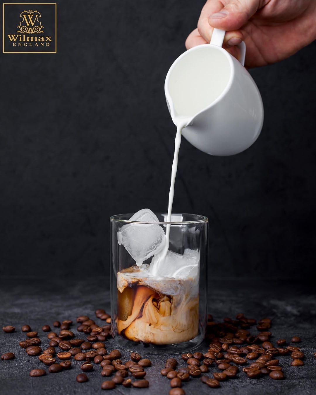 Wilmax Glas mit Doppelwand, 400 ml, 2er Set, WL-888785/A2