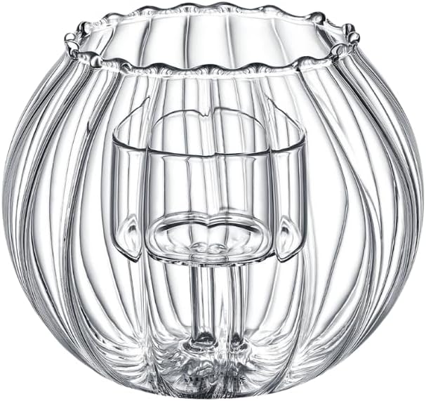 Wilmax Teelichthalter aus Thermoglas 12 x 10 cm WL-888976/A