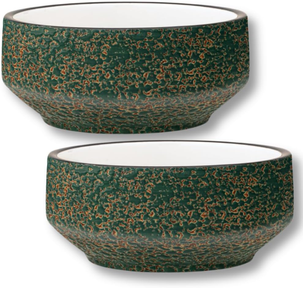 Wilmax England Green Porcelain Bowl 12.5 cm Set of 2