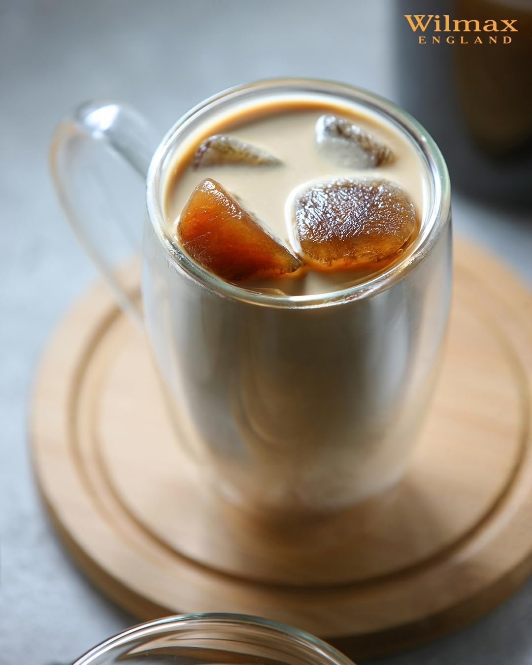 Wilmax Servierset Bambus-Teller &Teeglas(500 ml) WL-771126/A-WL-888742/A