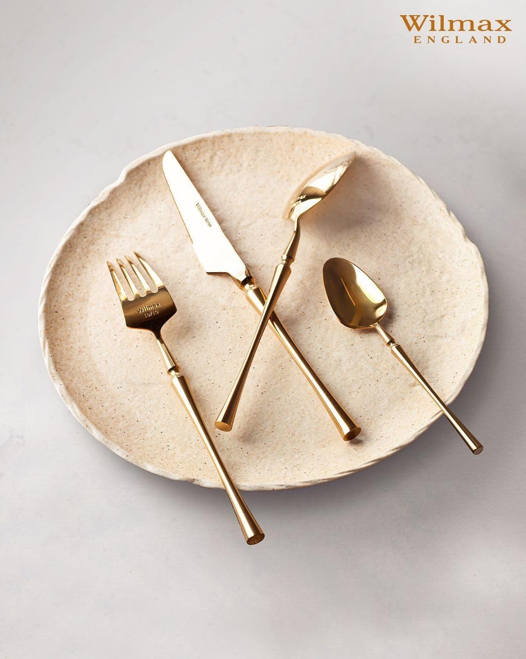 Wilmax Runder Teller 23 cm Sandbeige Porzellan WL-661325/A