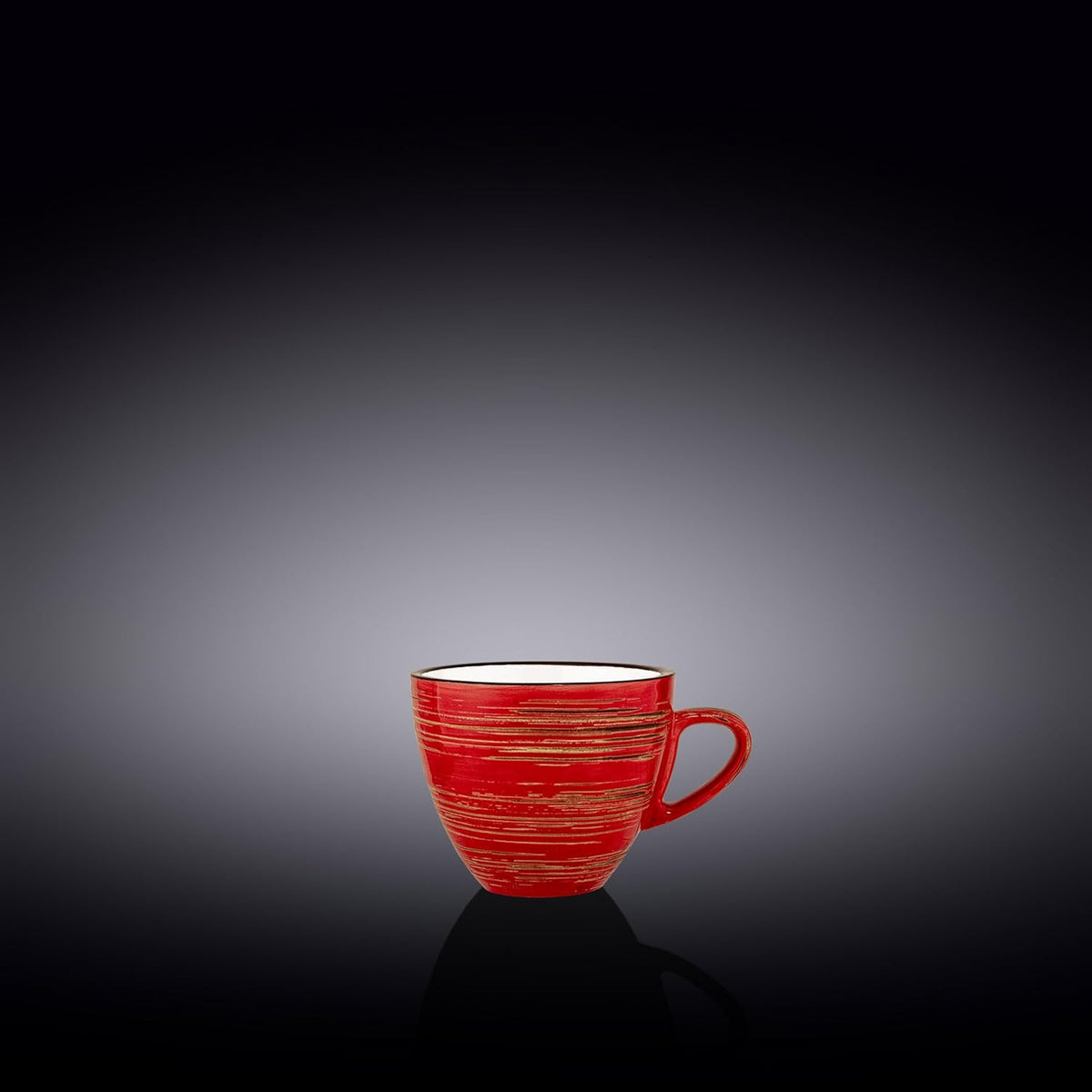 Wilmax Espressokop 75 ml Rood Porselein