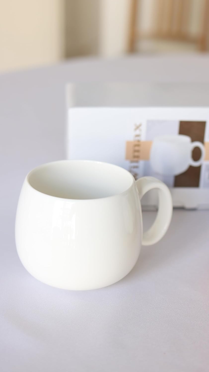 Wilmax Servierset 2x Bambus-Teller & Porzellanbecher WL-771112/A2-WL-993084/A2