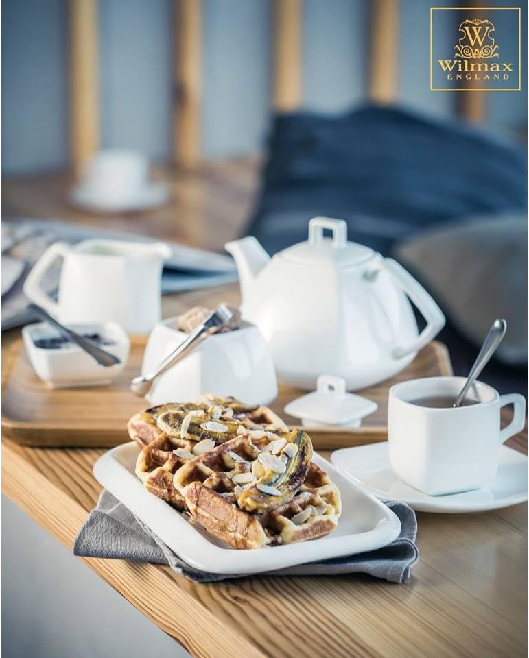 Wilmax Teetasse und Untertasse, 200 ml, Porzellan, WL-993003/1C