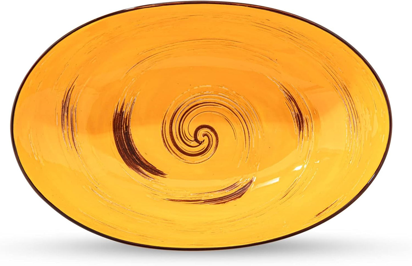 Wilmax Oval Dish 25 cm Yellow Porcelain WL-669440/A
